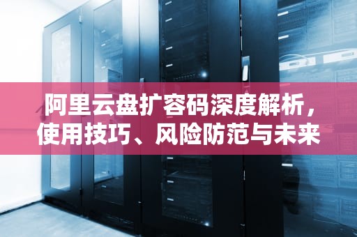阿里云盘扩容码深度解析，使用技巧、风险防范与未来展望，阿里云盘扩容码 永久