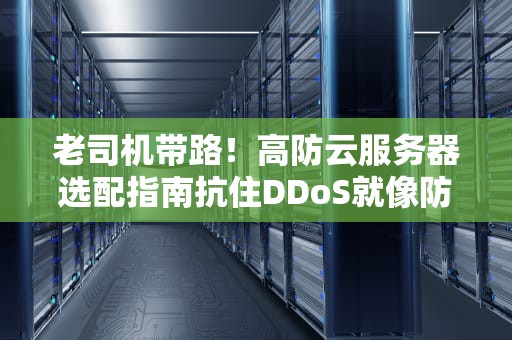 老司机带路！高防云服务器选配指南抗住DDoS就像防熊孩子拆家