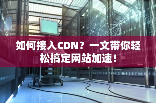 如何接入CDN？一文带你轻松搞定网站加速！