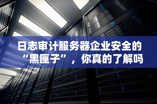 日志审计服务器企业安全的“黑匣子”，你真的了解吗？