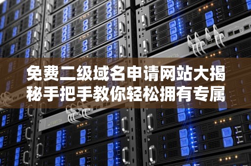 免费二级域名申请网站大揭秘手把手教你轻松拥有专属域名！