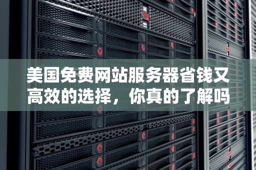 美国免费网站服务器省钱又高效的选择，你真的了解吗？