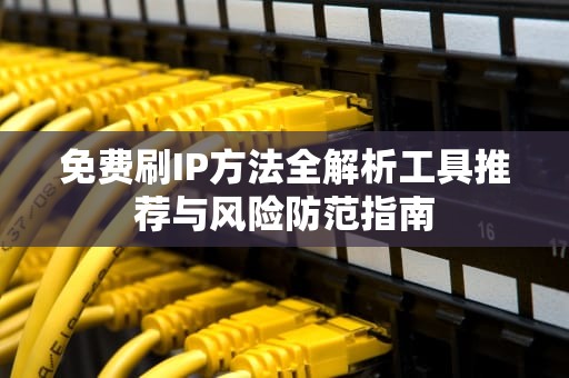 免费刷IP方法全解析工具推荐与风险防范指南