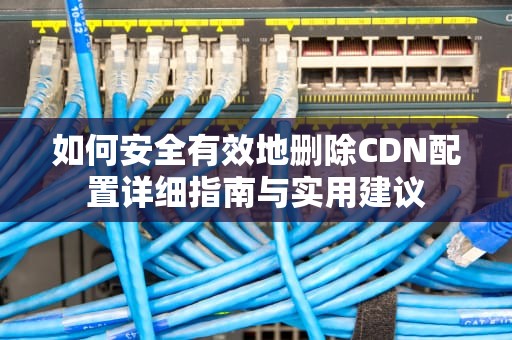 如何安全有效地删除CDN配置详细指南与实用建议