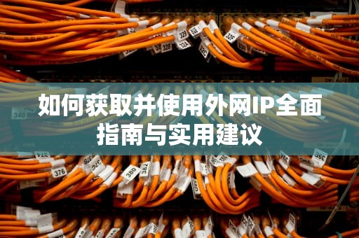 如何获取并使用外网IP全面指南与实用建议