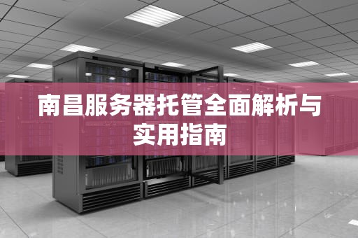 南昌服务器托管全面解析与实用指南