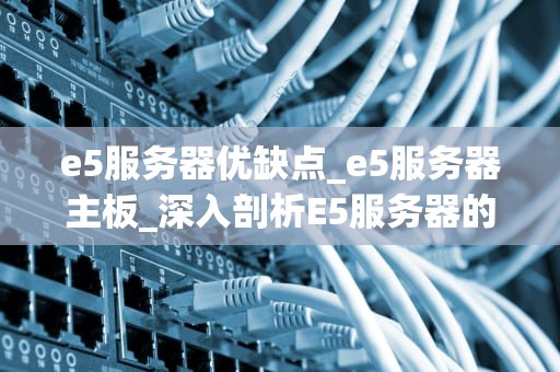 e5服务器优缺点_e5服务器主板_深入剖析E5服务器的优缺点