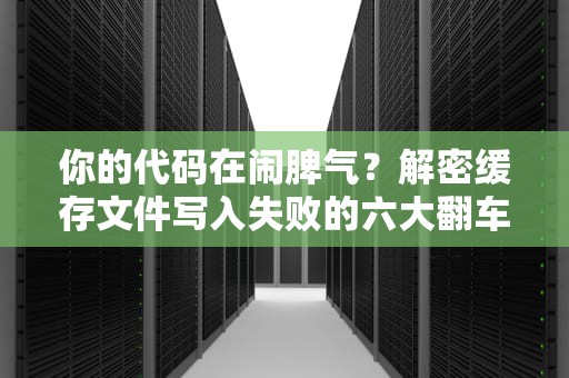 你的代码在闹脾气？解密缓存文件写入失败的六大翻车现场与抢救指南