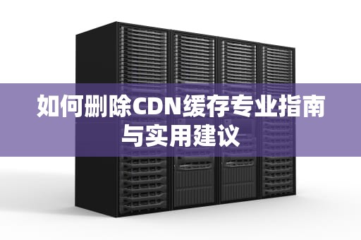 如何删除CDN缓存专业指南与实用建议