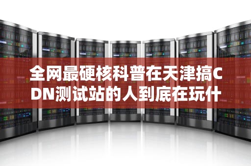 全网最硬核科普在天津搞CDN测试站的人到底在玩什么黑科技？
