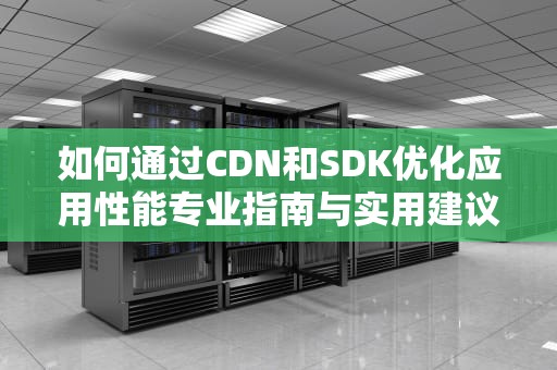 如何通过CDN和SDK优化应用性能专业指南与实用建议