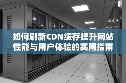 如何刷新CDN缓存提升网站性能与用户体验的实用指南