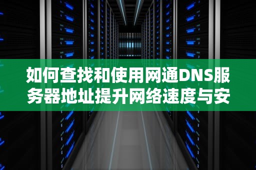 如何查找和使用网通DNS服务器地址提升网络速度与安全性的实用指南