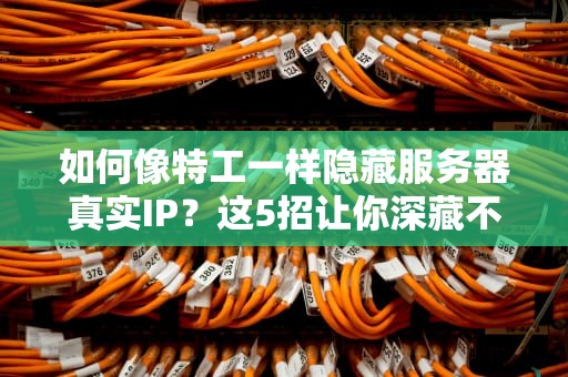 如何像特工一样隐藏服务器真实IP？这5招让你深藏不露！