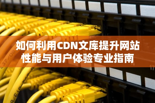 如何利用CDN文库提升网站性能与用户体验专业指南