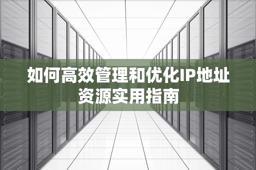 如何高效管理和优化IP地址资源实用指南