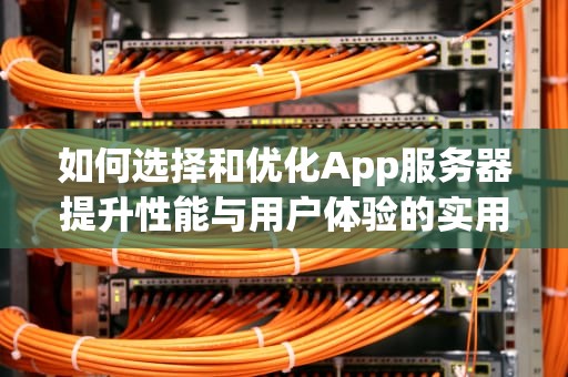 如何选择和优化App服务器提升性能与用户体验的实用指南
