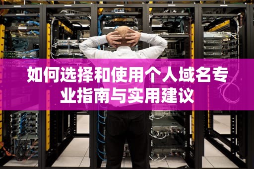 如何选择和使用个人域名专业指南与实用建议