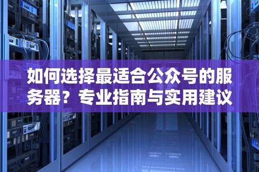 如何选择最适合公众号的服务器？专业指南与实用建议