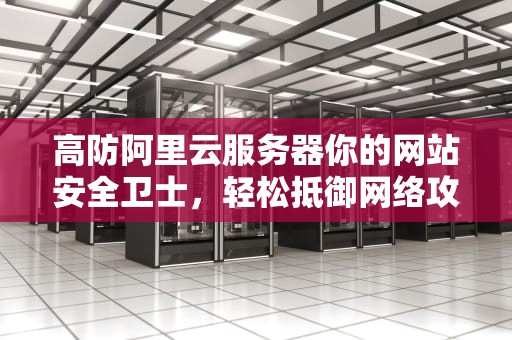 高防阿里云服务器你的网站安全卫士，轻松抵御网络攻击！