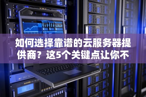 如何选择靠谱的云服务器提供商？这5个关键点让你不再被拔网线！