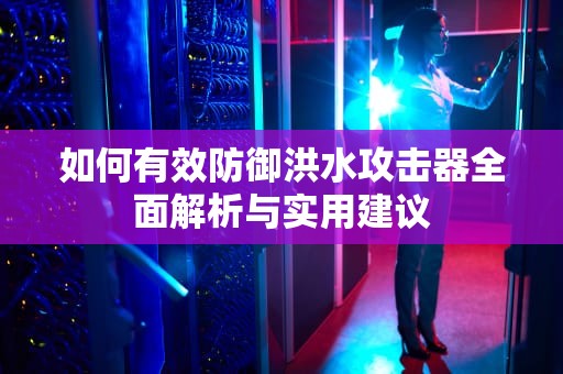 如何有效防御洪水攻击器全面解析与实用建议