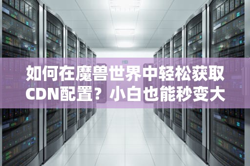 如何在魔兽世界中轻松获取CDN配置？小白也能秒变大神！