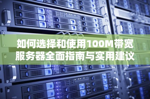 如何选择和使用100M带宽服务器全面指南与实用建议