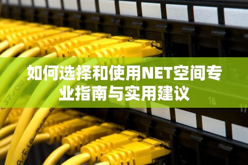如何选择和使用NET空间专业指南与实用建议