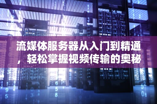 流媒体服务器从入门到精通，轻松掌握视频传输的奥秘