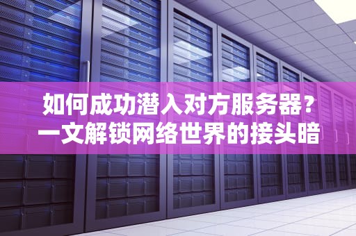 如何成功潜入对方服务器？一文解锁网络世界的接头暗号