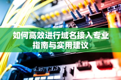 如何高效进行域名接入专业指南与实用建议