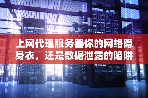 上网代理服务器你的网络隐身衣，还是数据泄露的陷阱？