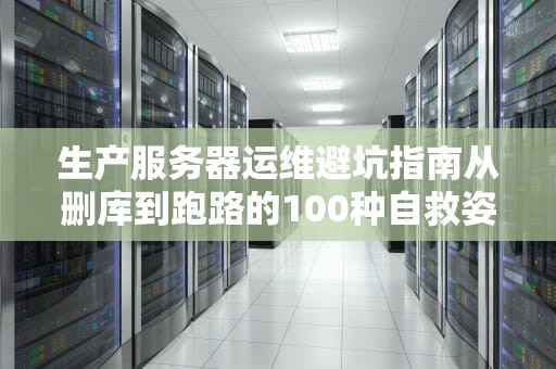 生产服务器运维避坑指南从删库到跑路的100种自救姿势