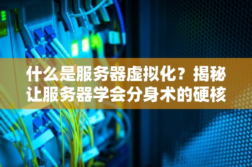 什么是服务器虚拟化？揭秘让服务器学会分身术的硬核魔法！