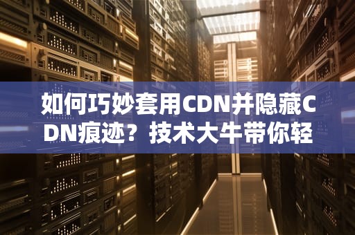 如何巧妙套用CDN并隐藏CDN痕迹？技术大牛带你轻松玩转网络加速！