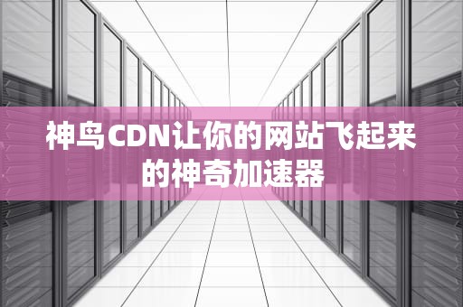神鸟CDN让你的网站飞起来的神奇加速器