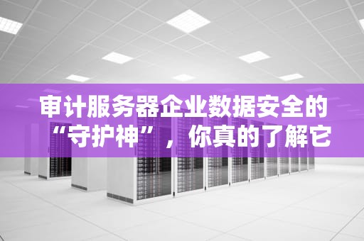 审计服务器企业数据安全的“守护神”，你真的了解它吗？