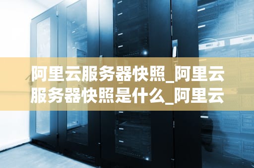 阿里云服务器快照_阿里云服务器快照是什么_阿里云服务器快照的深度解析