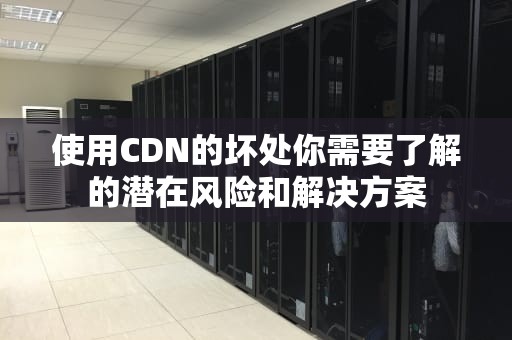 使用CDN的坏处你需要了解的潜在风险和解决方案