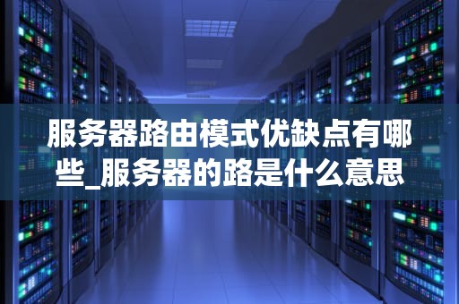 服务器路由模式优缺点有哪些_服务器的路是什么意思_服务器路由模式的优缺点分析