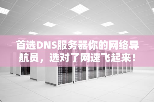 首选DNS服务器你的网络导航员，选对了网速飞起来！