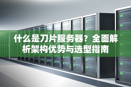 什么是刀片服务器？全面解析架构优势与选型指南
