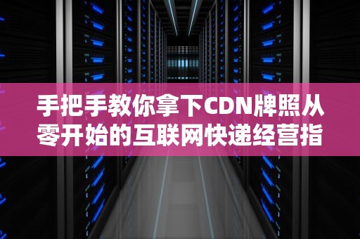 手把手教你拿下CDN牌照从零开始的互联网快递经营指南