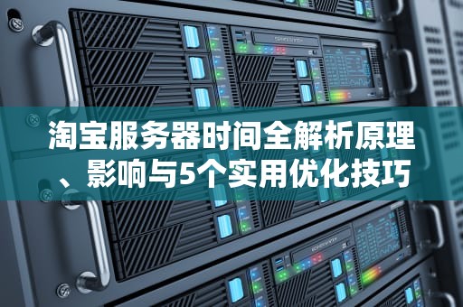 淘宝服务器时间全解析原理、影响与5个实用优化技巧