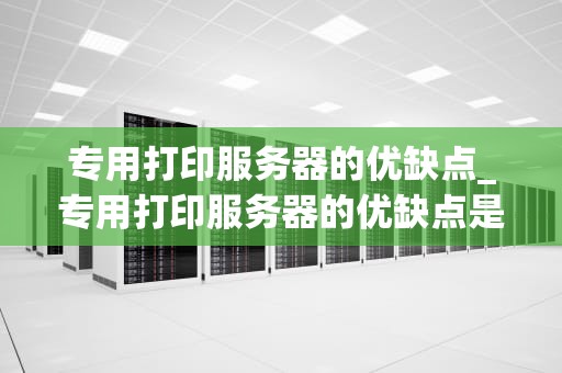 专用打印服务器的优缺点_专用打印服务器的优缺点是什么_专用打印服务器的优缺点分析