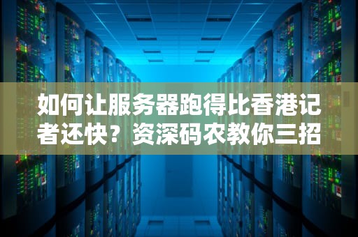 如何让服务器跑得比香港记者还快？资深码农教你三招调优绝技