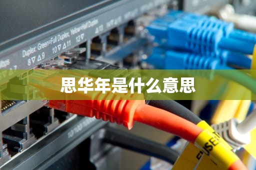 思华年是什么意思