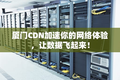 厦门CDN加速你的网络体验，让数据飞起来！