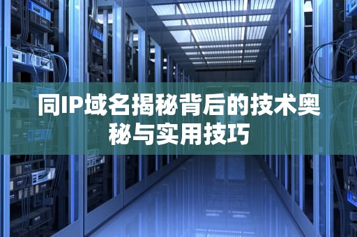 同IP域名揭秘背后的技术奥秘与实用技巧